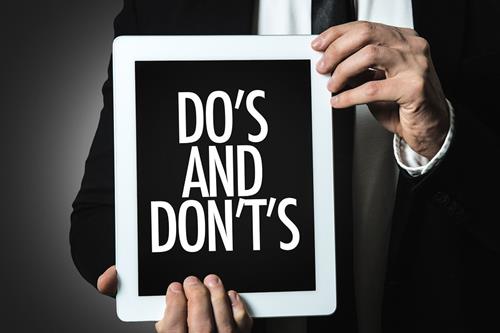 Dos-and-Don’ts