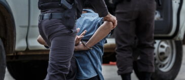 Police force during an arrest
