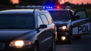 Traffic stop by police